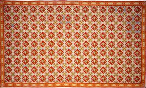 traditional rug / patterned / wool / rectangular