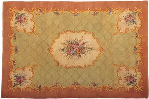 traditional rug / patterned / wool / rectangular