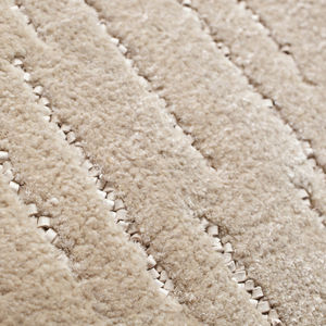 contemporary rug / striped / wool / rectangular