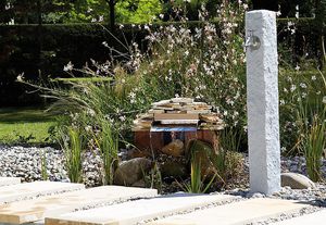 public fountain / stone