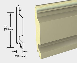 facade insulating sandwich panel / polyisocyanurate (PIR) core