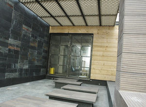 terracotta solar shading / for facades / for roofs