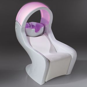 shampoo chair with footrest / original design