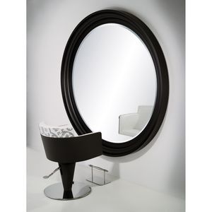 wall-mounted mirror / contemporary / round / for beauty salons