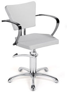 leather beauty salon chair / star base