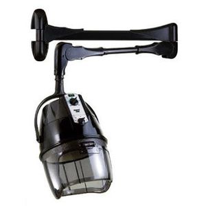 telescopic dryer hood / for hairdressers