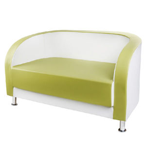 contemporary sofa / leather / for beauty salons / for hairdressers