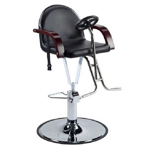 metal beauty salon chair / central base / with hydraulic pump / child's