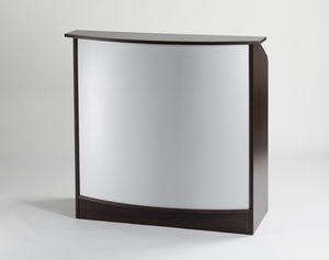 wooden reception desk / for hairdressers