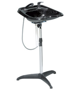 free-standing washbasin / oval / plastic / contemporary