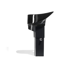 free-standing washbasin / ceramic / stainless steel / contemporary