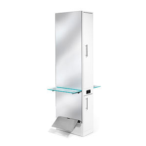 contemporary dressing table / metal / for hairdressers / 2-person