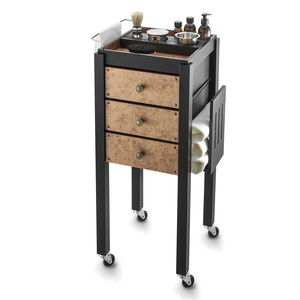 treatment trolley / wooden / for hairdressers