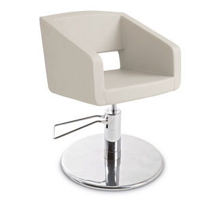 contemporary armchair / synthetic leather / upholstered / for beauty salons