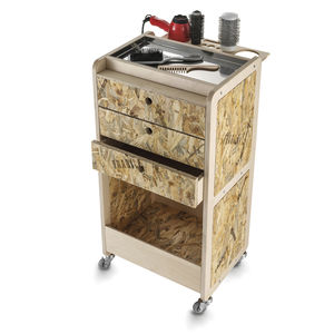treatment trolley / for beauty salons / wooden