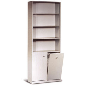 beauty product display rack / wooden / for hairdressers