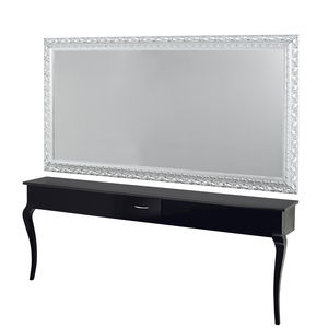 contemporary dressing table / wooden / wall-mounted / for hairdressers