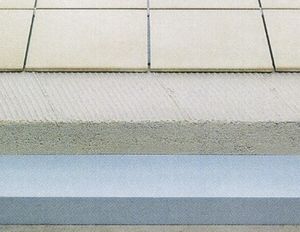 thermal-acoustic insulation / extruded polystyrene / for roofs / rigid panel
