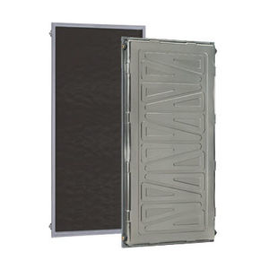 flat solar thermal collector / for water heating / insulated / for roofs