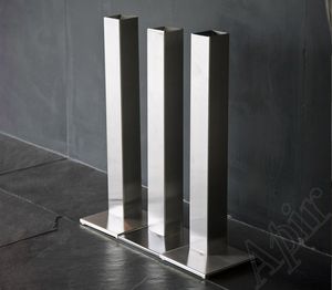 pedestal ashtray / stainless steel / for outdoor use / for public spaces