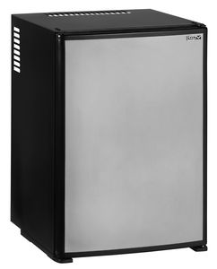 glass-front minibar