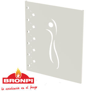 decorative profiled sheet / metal / stove