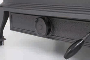 multi-fuel heating stove / traditional / cast iron