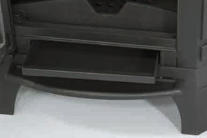 wood heating stove / traditional / corner / cast iron