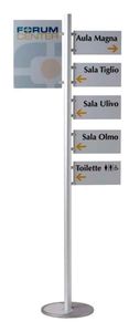 aluminum signboard / double-sided / orientation