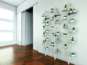 modular bookcase / wall-mounted / contemporary / for offices