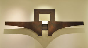 wooden sculpture / wall-mounted
