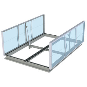 smoke control skylight / for building renovation / with skylight frame
