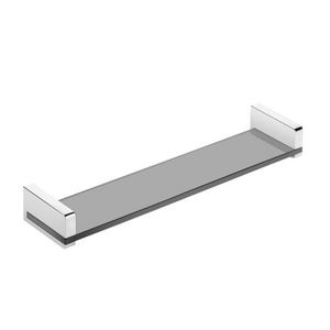 wall-mounted shelf / contemporary / tempered glass facing / bathroom