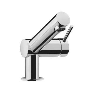 washbasin mixer tap / chromed metal / bathroom / 1-hole