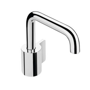 washbasin mixer tap / chromed metal / bathroom / 1-hole