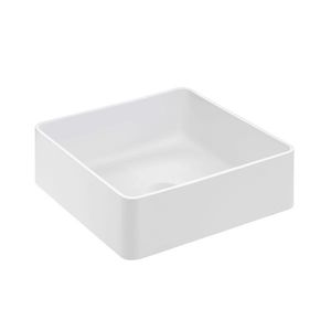 countertop washbasin / square / Cristalplant® / contemporary
