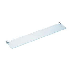 wall-mounted shelf / contemporary / glass / bathroom