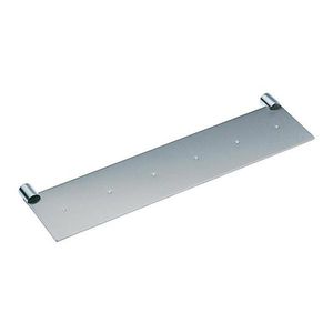 wall-mounted shelf / contemporary / stainless steel / bathroom