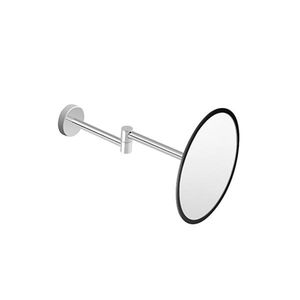 wall-mounted bathroom mirror / magnifying / contemporary / round