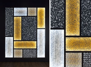 decorative panel / wall-mounted / acrylic / with indirect lighting