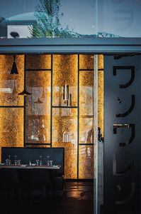 decorative panel / wall-mounted / acrylic / with indirect lighting