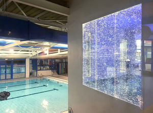 decorative panel / resin / acrylic / for interior fittings