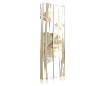 resin decorative panel / acrylic / for interior / for partition walls