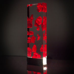 interior fitting decorative panel / for partition walls / acrylic / resin