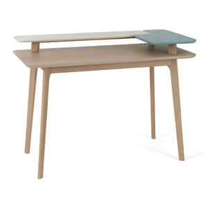 contemporary secretary desk / MDF / oak