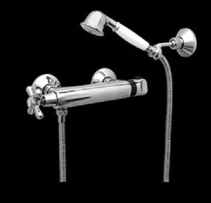 bathtub mixer tap / chrome / thermostatic / for bathrooms