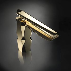 washbasin mixer tap / countertop / metal / bathroom