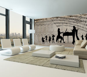 traditional wallpaper / original design / patterned