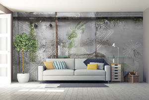traditional wallpaper / animal motif