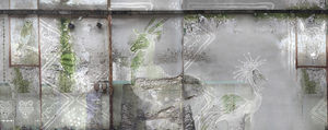 traditional wallpaper / animal motif